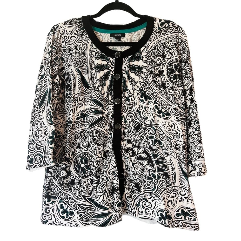ALFANI cardigan sweater size XL - Thumbnail 2