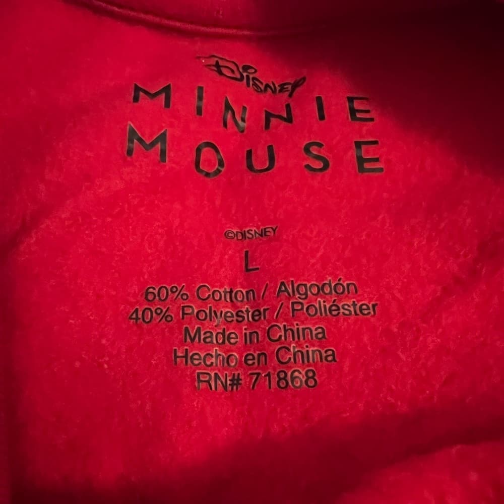 M I N N I E M O U S E Disney Crew neck sweater size L - Thumbnail 4