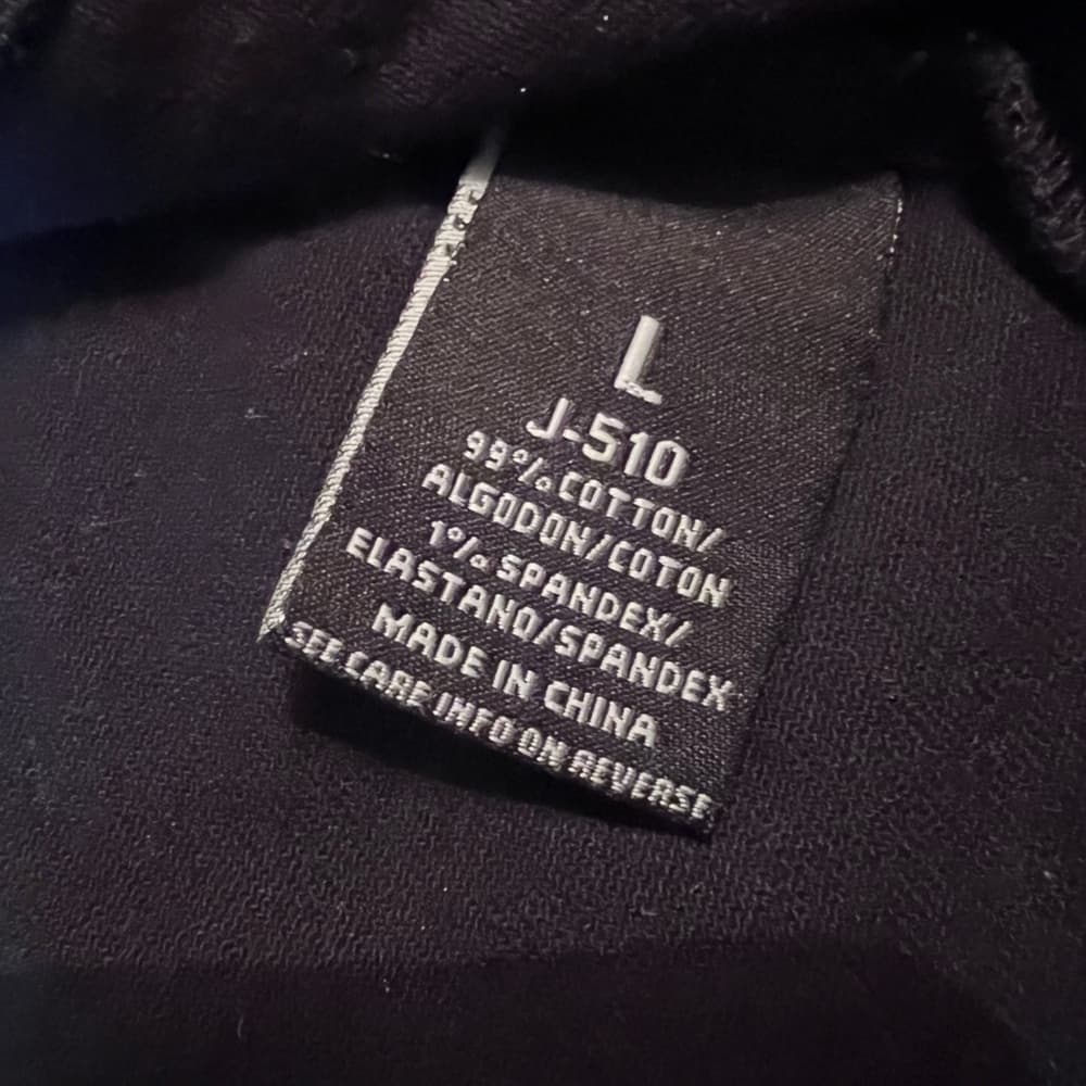Tres Bien Black Cropped Jean Jacket size L - Thumbnail 3