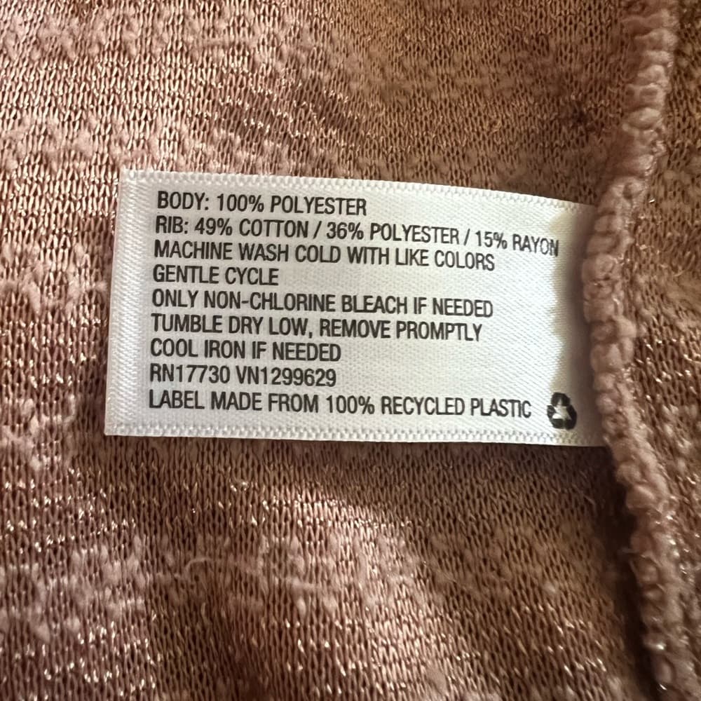 Knox Rose Open Cardigan Sweater Size M Dusty Pink - Thumbnail 6