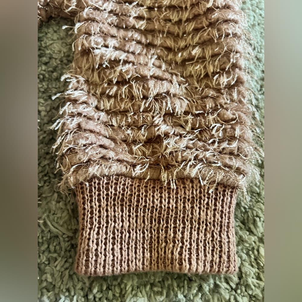 Knox Rose Open Cardigan Sweater Size M Dusty Pink - Thumbnail 7