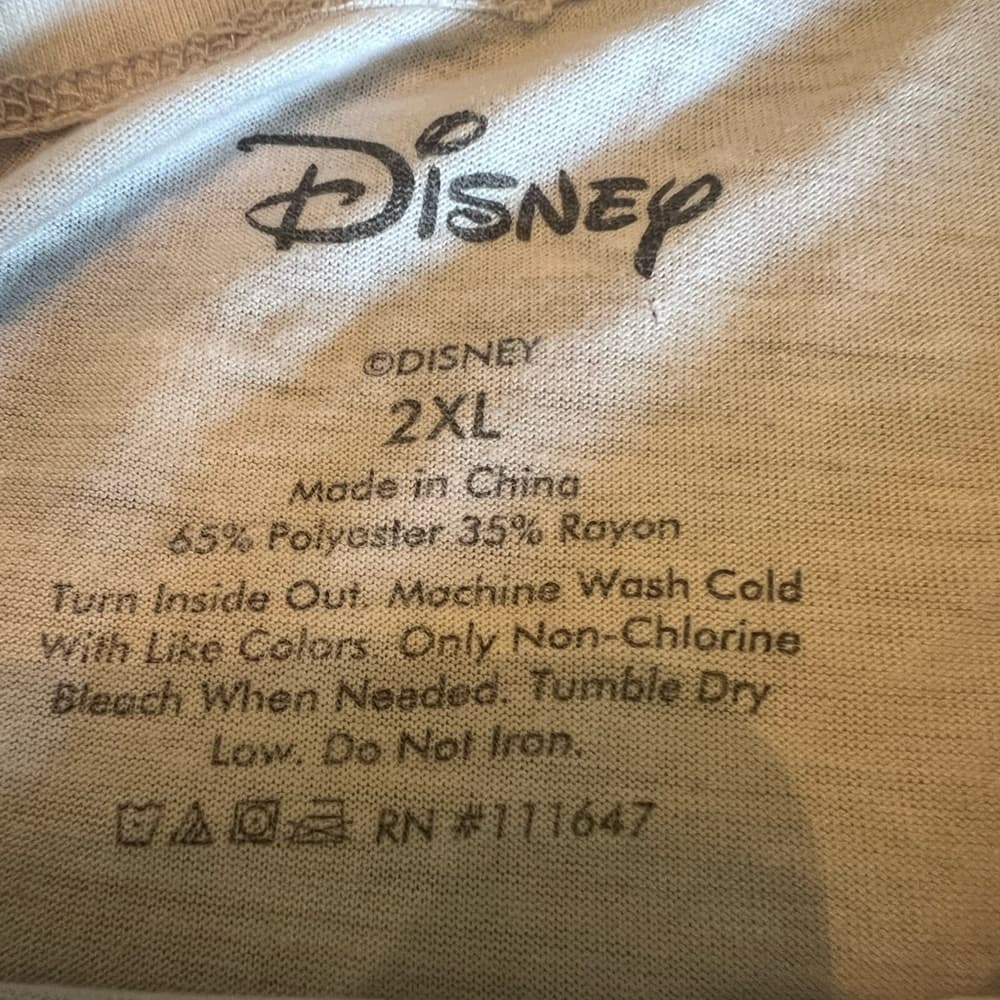 DISNEY tie dye mickey and friends cropped style t shirt size 2XL - Thumbnail 4