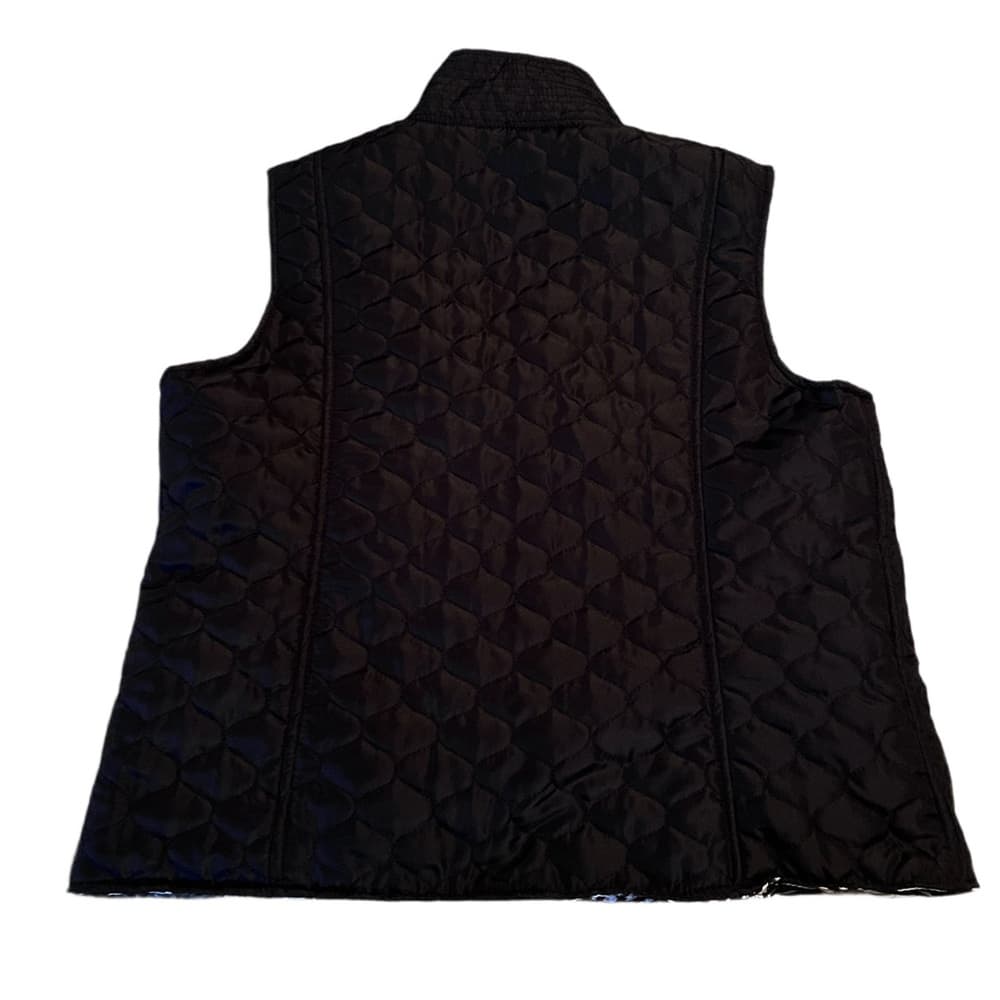 Women's REVERSIBLE zip up vest with pockets size M - Thumbnail 4