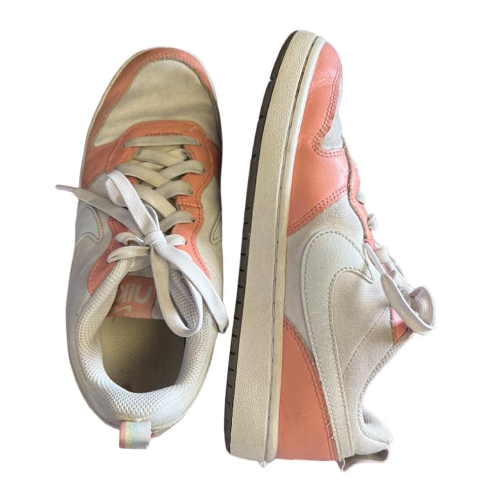 Kids Nike Coral White Tennis Shoe Sneaker Size 5.5 Rainbow detail - Thumbnail 7