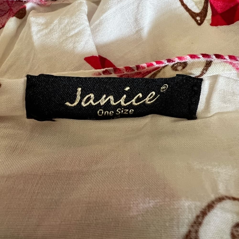 Women's Janice OS fox print vest EUC - Thumbnail 2