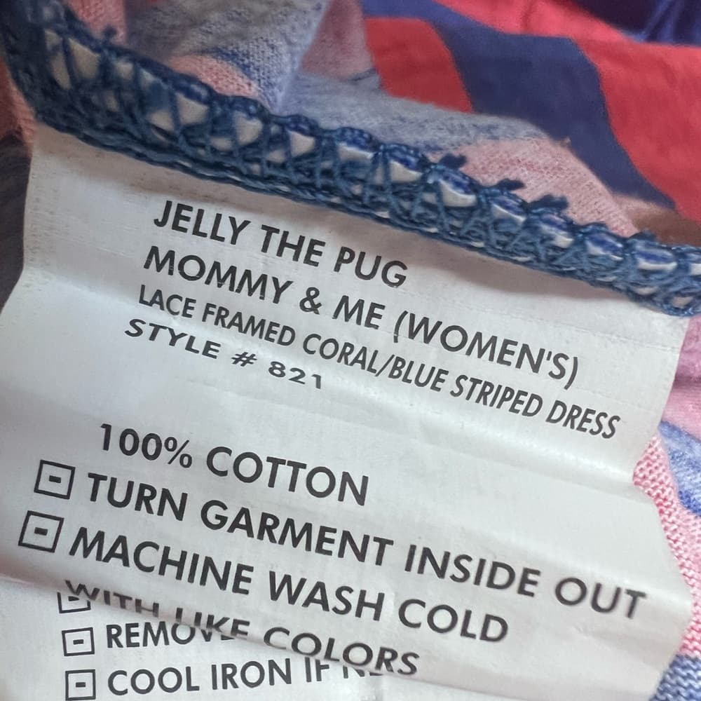 Jelly the Pug girls dress size XL with lace detailing EUC - Thumbnail 5