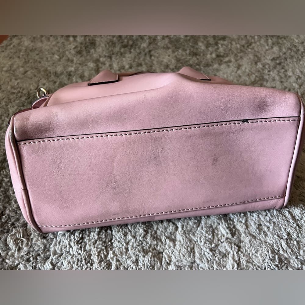 *KATE SPADE* Montrose Avenue Leeland Bow Satchel Baby Pink w shoulder strap - Thumbnail 3