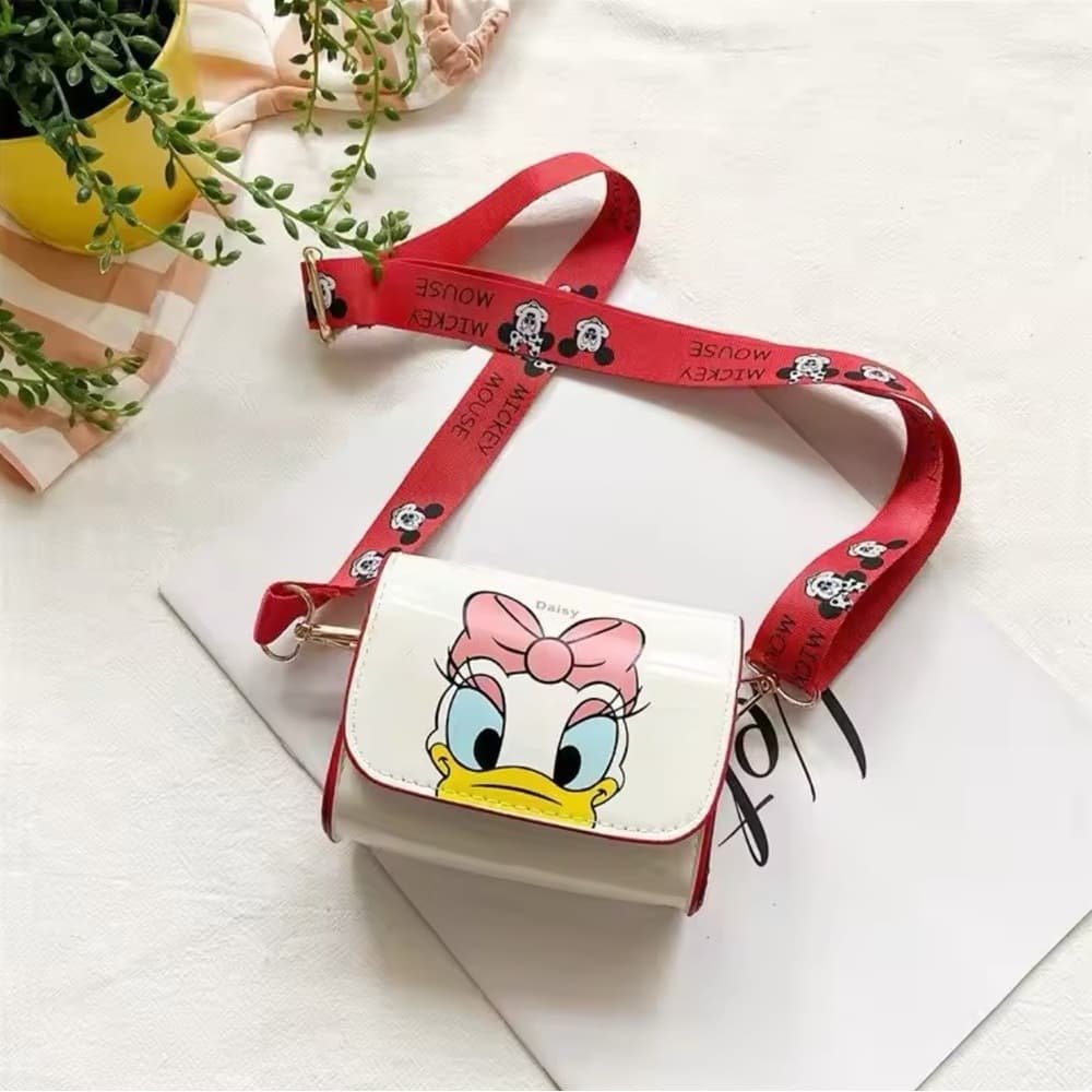 NWOT *BRAND NEW* Girls Daisy Duck Mini Purse With Strap Cartoon Retro Style - Thumbnail 8