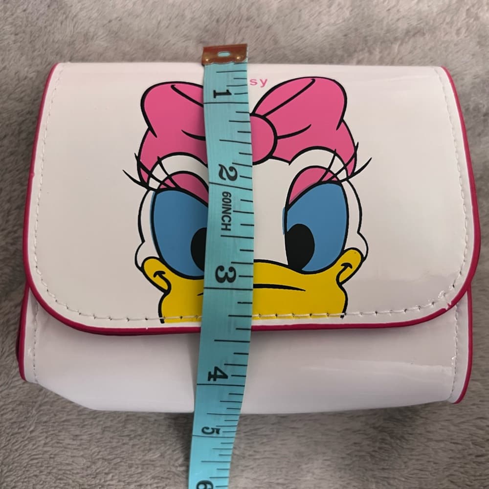 NWOT *BRAND NEW* Girls Daisy Duck Mini Purse With Strap Cartoon Retro Style - Thumbnail 3