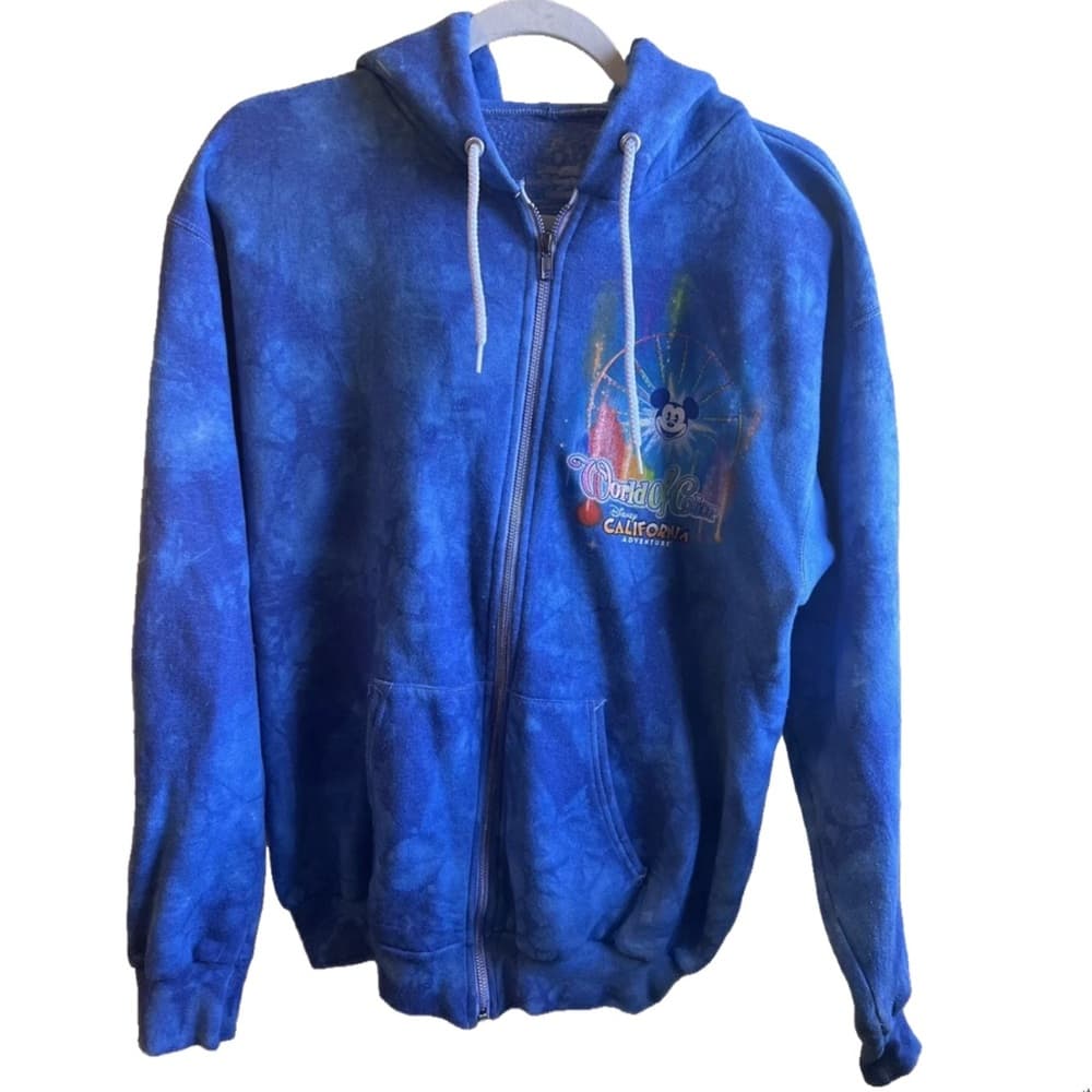 Disneyland Walt Disney World by Hanes World of Color zip up sweatshirt M - Thumbnail 6