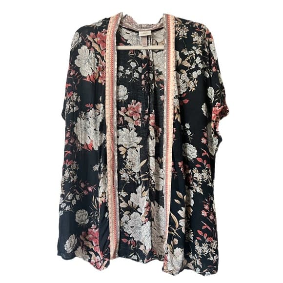 Knox Rose floral kimono size L - Thumbnail 6