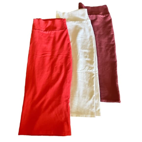 Set of 3 Double Take pencil skirts size Large
