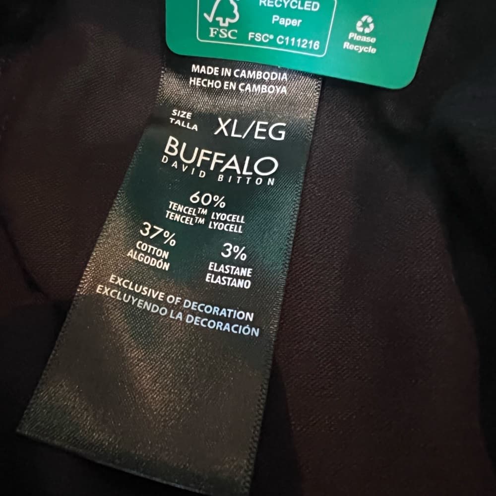 Women's Buffalo David Bitton Soft Tencel Pull On Pants w/ Drawstring Size XL NWT - Thumbnail 7