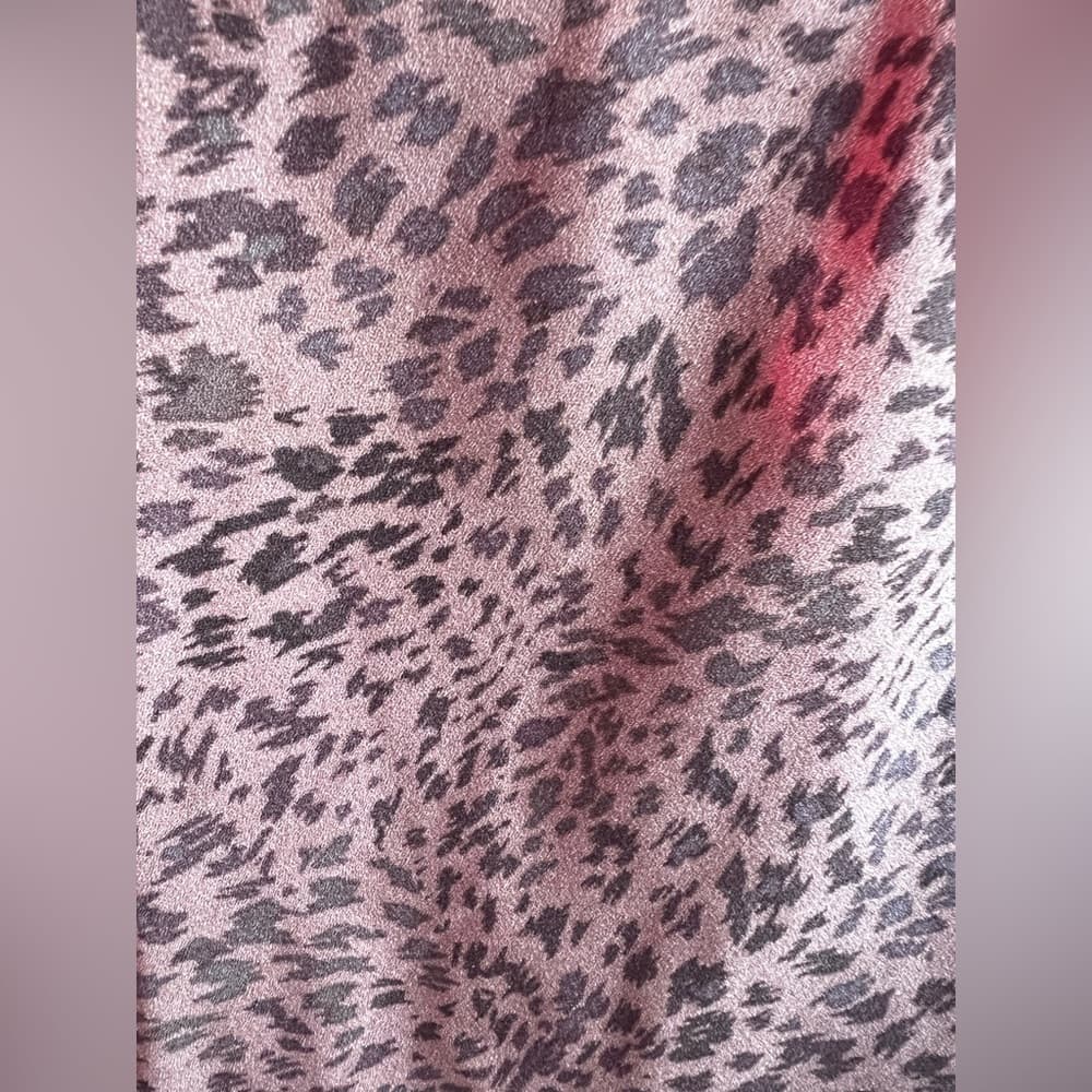 a new day Animal Print Skirt Size XXL Stretchy Waist A Line - Thumbnail 2