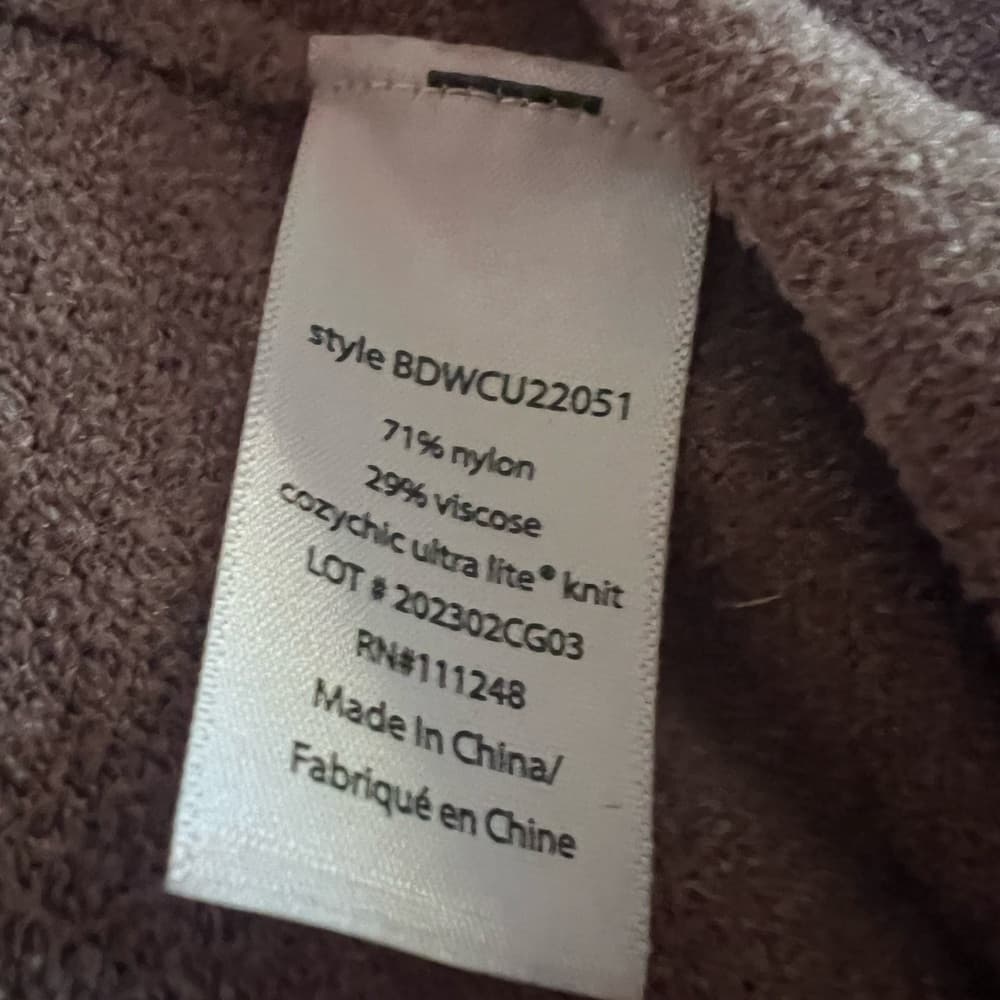 Barefoot Dreams Cozychic Ultra Lite Cardigan Size L with Pockets - Thumbnail 3