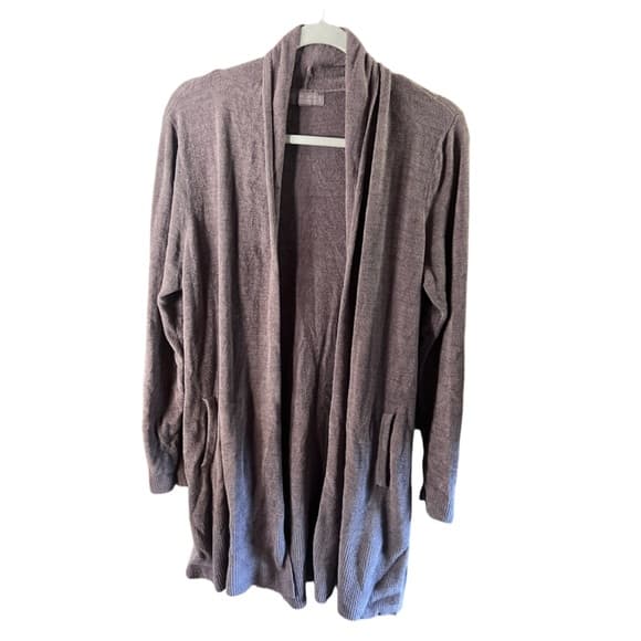Barefoot Dreams Cozychic Ultra Lite Cardigan Size L with Pockets - Thumbnail 8