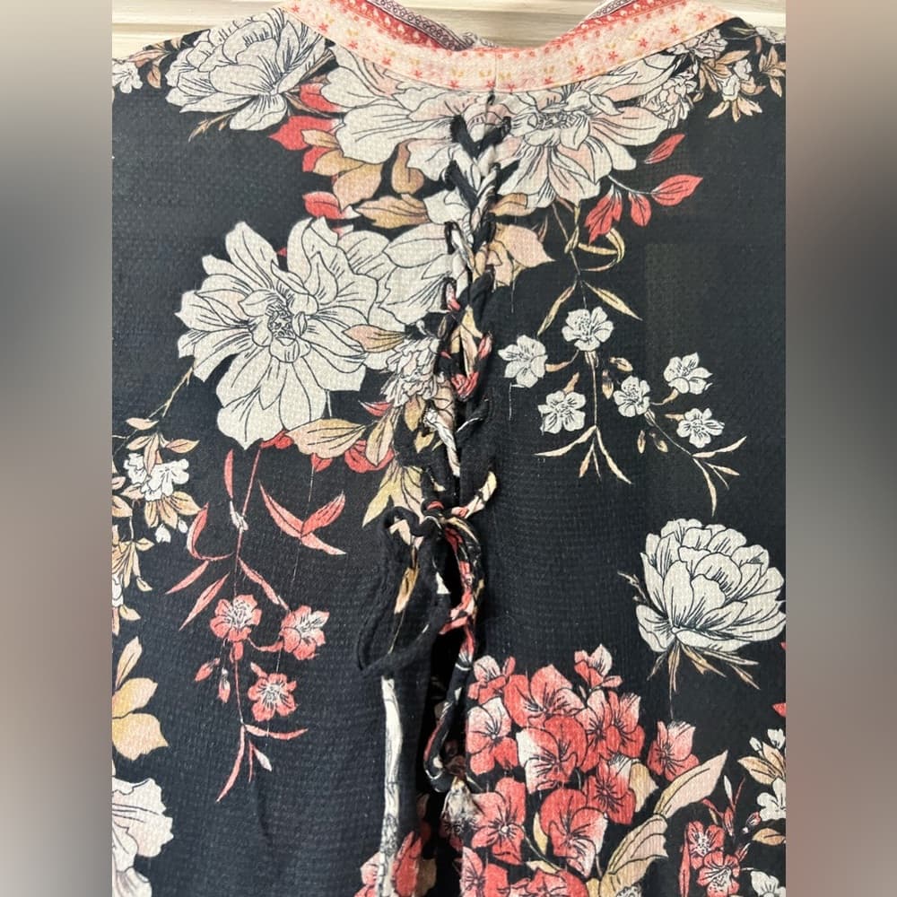 Knox Rose floral kimono size L - Thumbnail 3