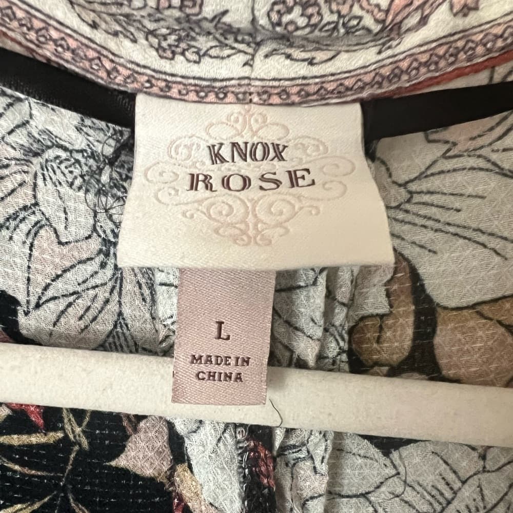 Knox Rose floral kimono size L - Thumbnail 2