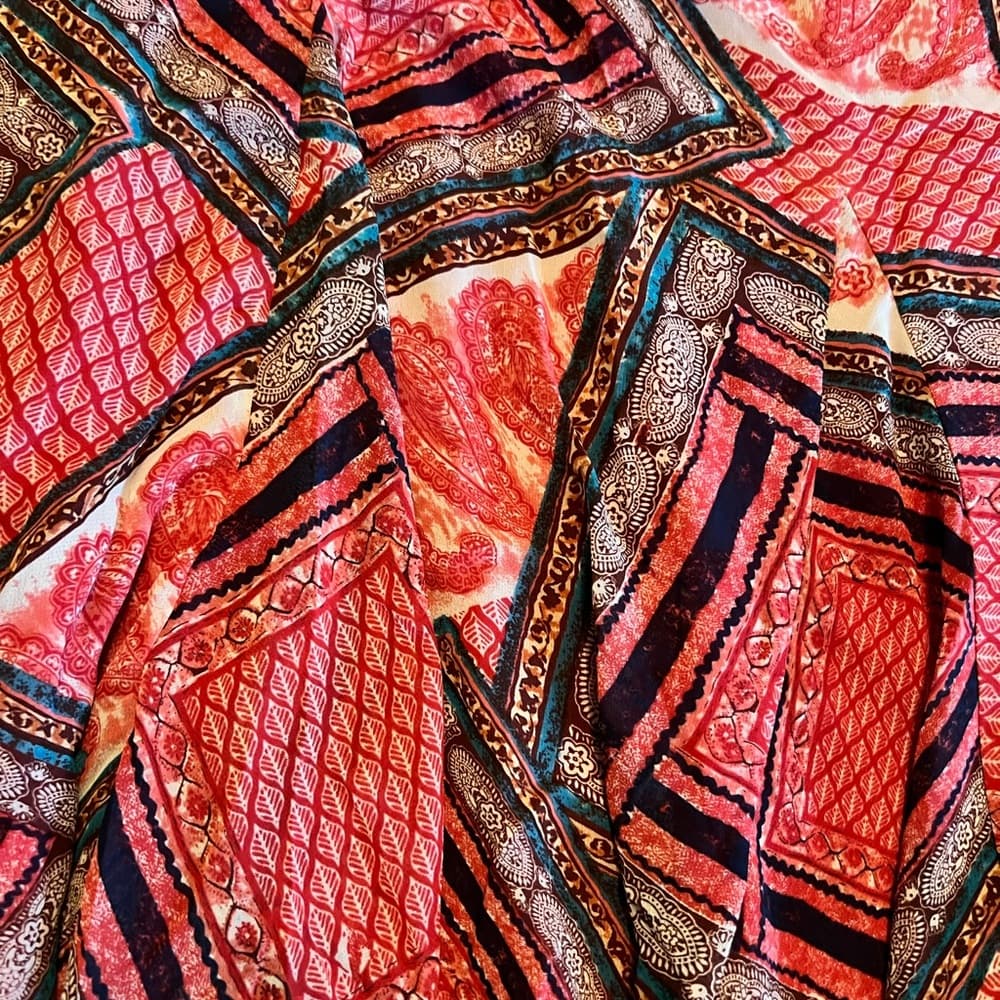 Coldwater Creek colorful skirt size 18 - Thumbnail 2