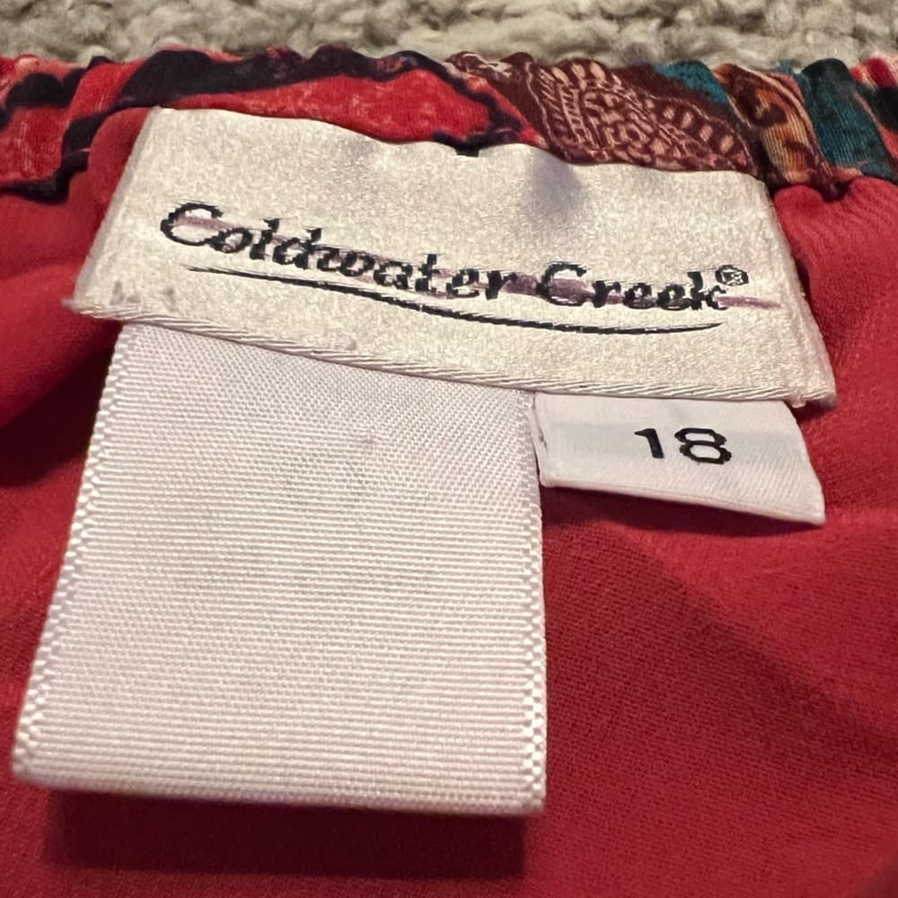 Coldwater Creek colorful skirt size 18 - Thumbnail 3