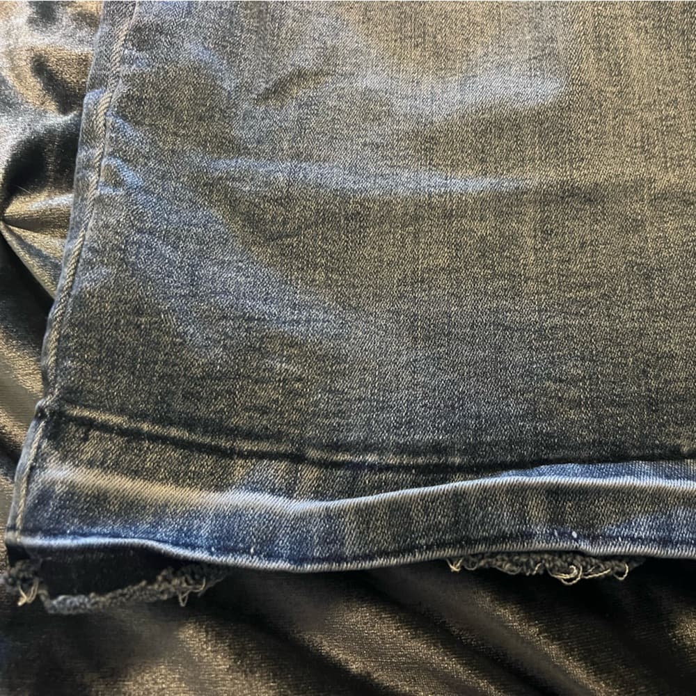 Jupe De Abby Midi Jean Skirt Sz 3XL Stretchy with Distressed Details - Thumbnail 11