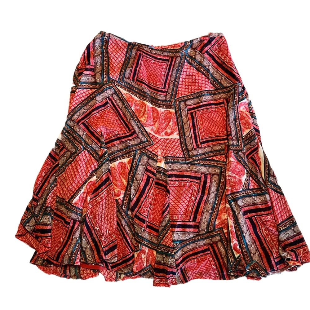 Coldwater Creek colorful skirt size 18