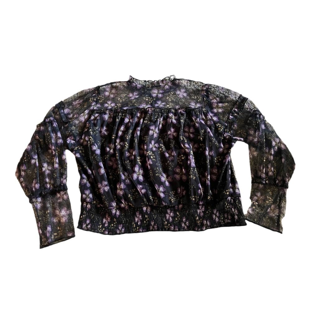 Calligraphie top size XL cropped