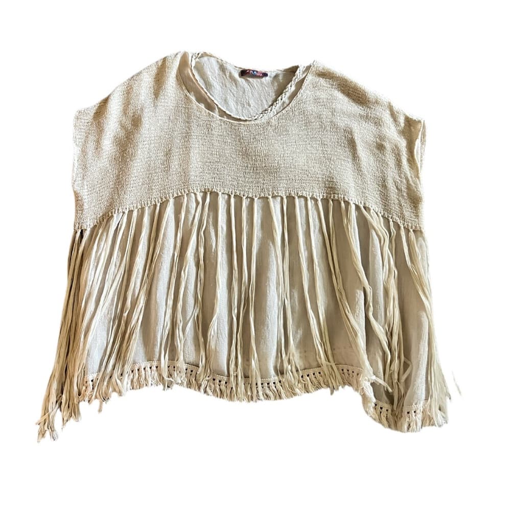 Selfie Couture fringe top size M/L oversized - Thumbnail 5