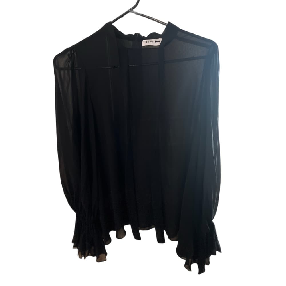 Line + Dot blouse size M bell sleeves - Thumbnail 7