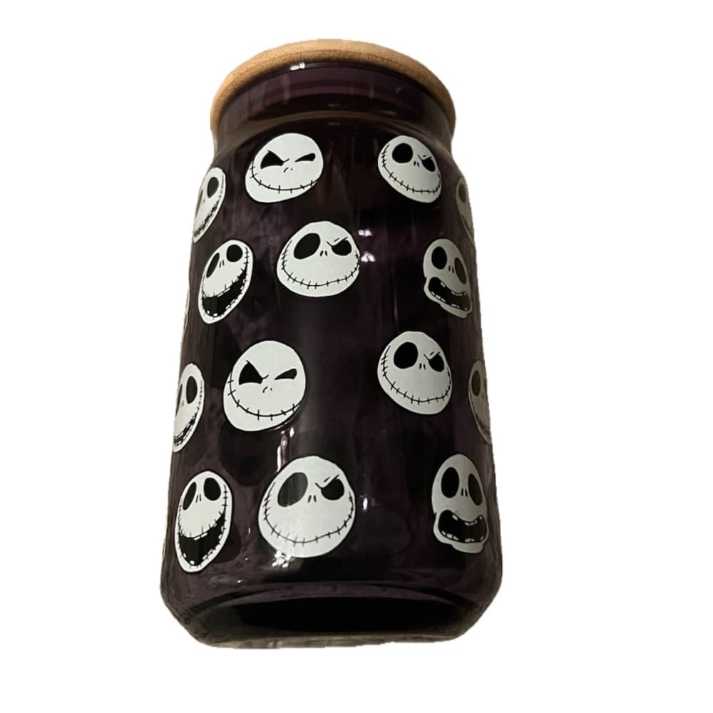 Disney Nightmare Before Christmas Jack Skellington Glass Tumblr for iced drinks