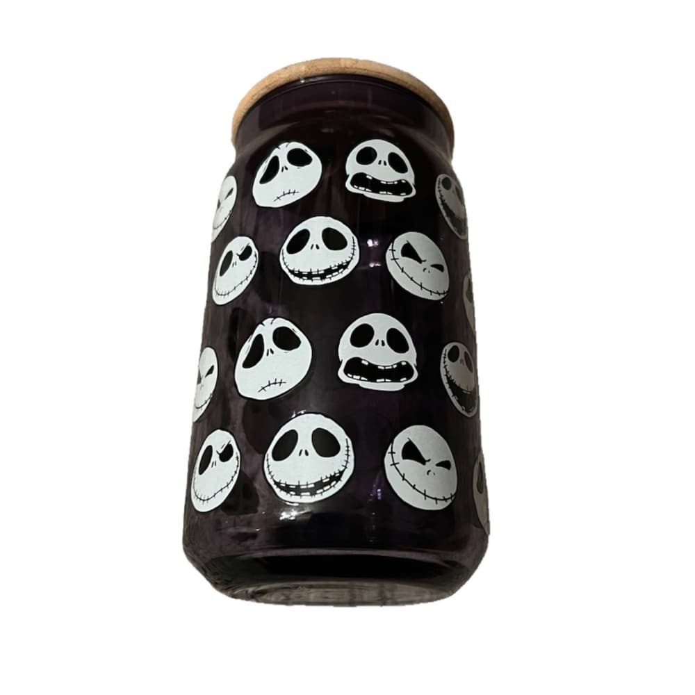 Disney Nightmare Before Christmas Jack Skellington Glass Tumblr for iced drinks - Thumbnail 5