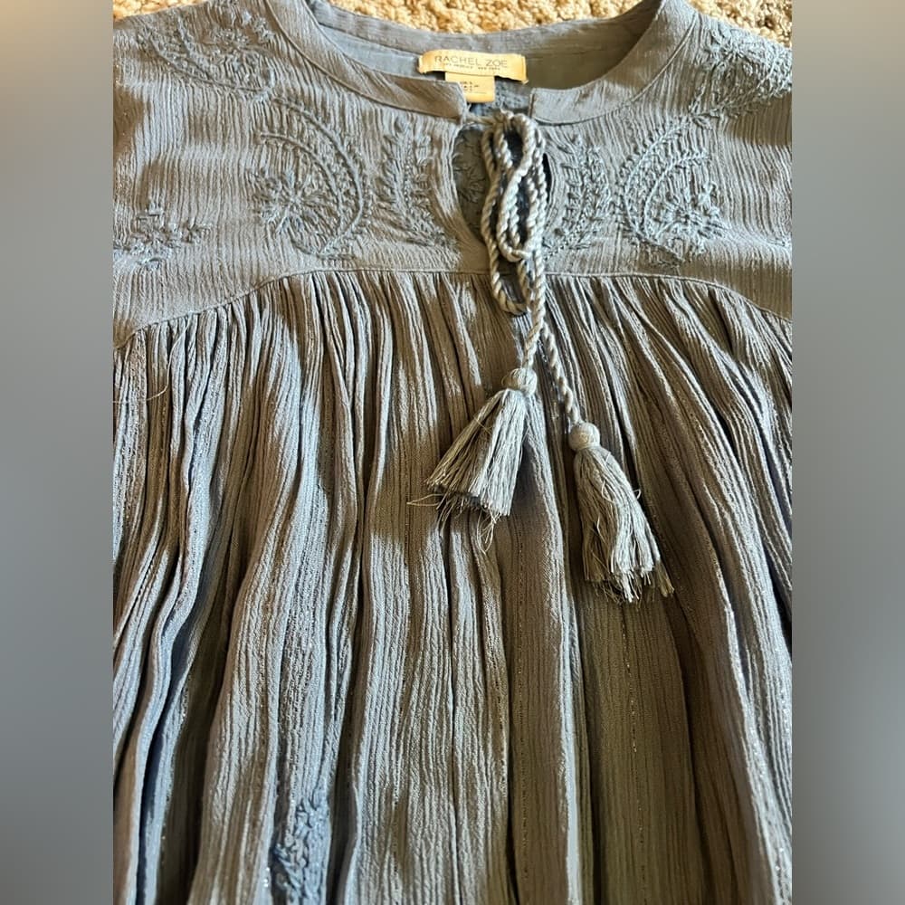 Rachel Zoe Embroidered Tunic Top Size - Thumbnail 4