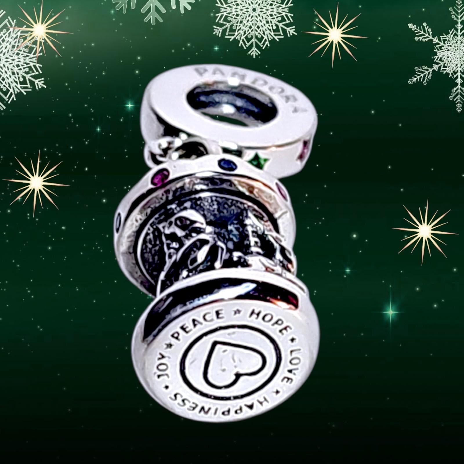 PANDORA Bead Spinning Carousel Dangle Charm 793586C01 - Thumbnail 8