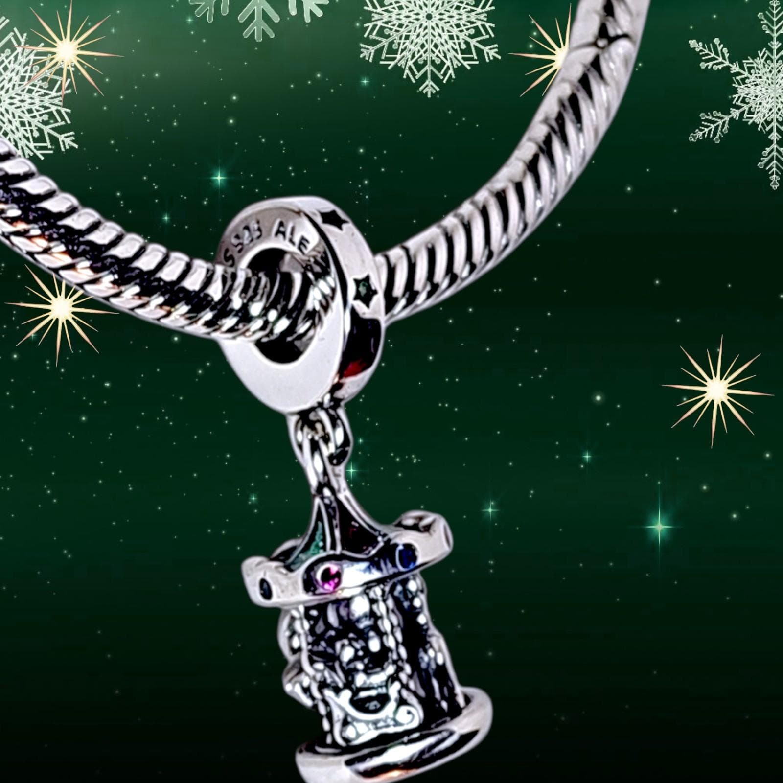 PANDORA Bead Spinning Carousel Dangle Charm 793586C01 - Thumbnail 5
