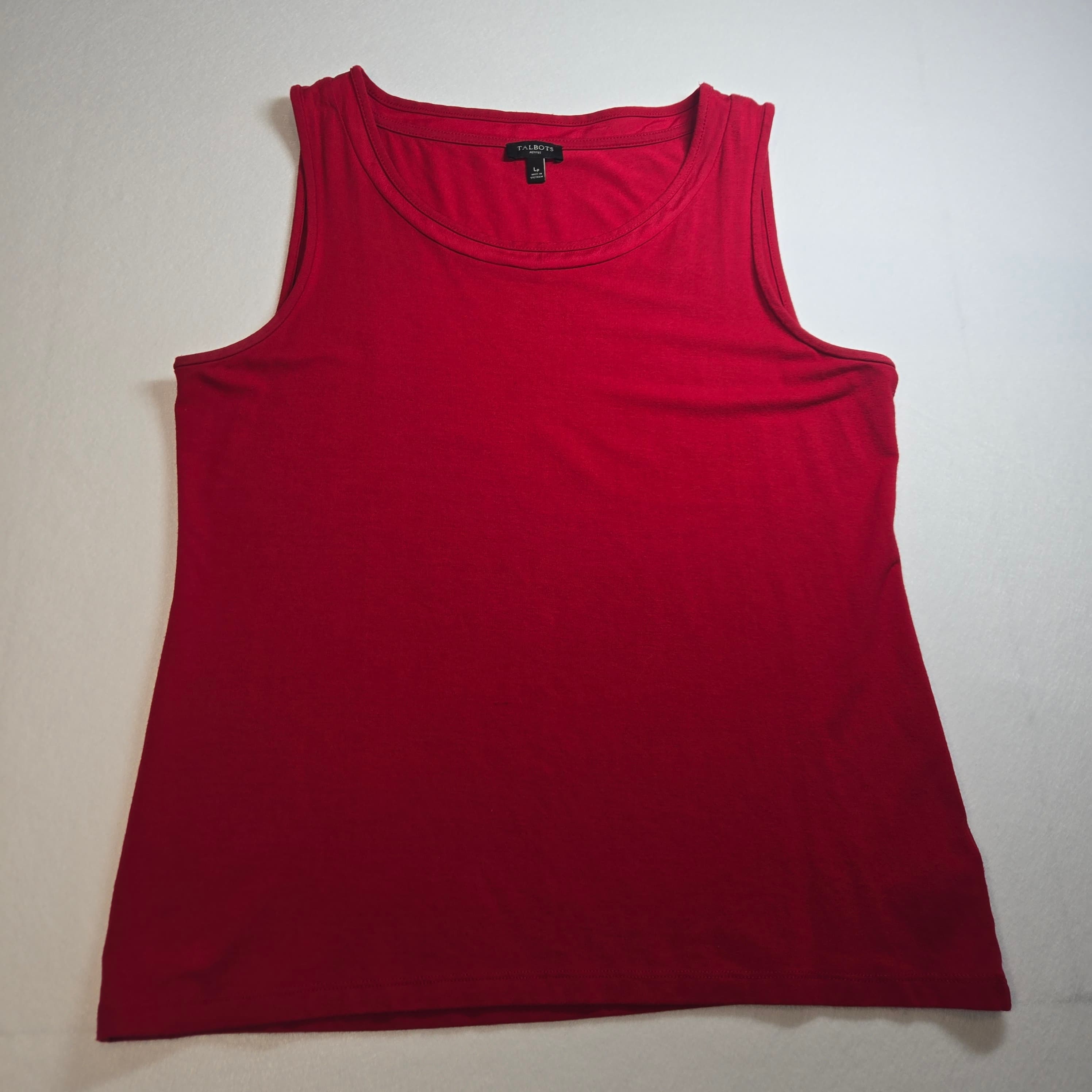 Talbots Red Sleeveless Tank Top Size S