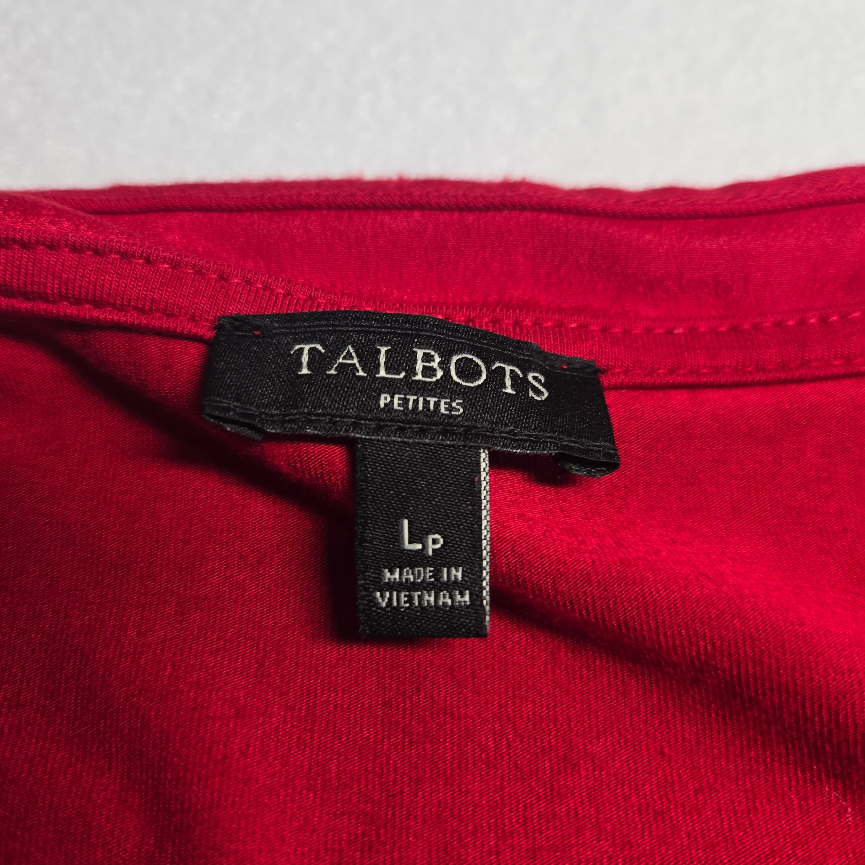 Talbots Red Sleeveless Tank Top Size S - Thumbnail 3