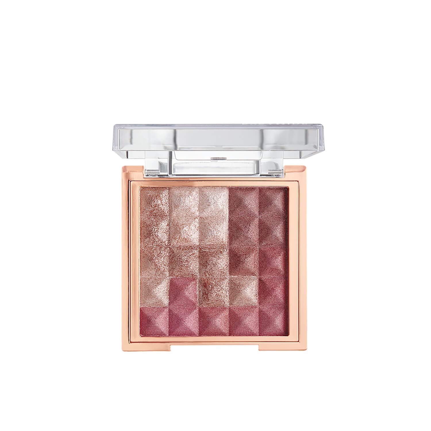 FLOWER BEAUTY Highlighter and Blush Makeup Powder for Face and Cheeks  Pyramid Pressed Pigments Cheek Color and Illuminator (Rose Glow) (Pack of 1) - Thumbnail 3