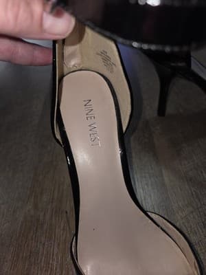 Nine West Women's Black High Heel Pumps, Size 9, Formal - Thumbnail 4