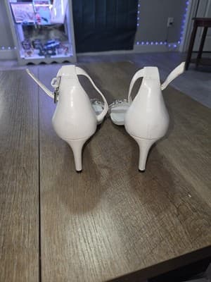 Calvin Klein White Embellished Strap Sandals - Thumbnail 5
