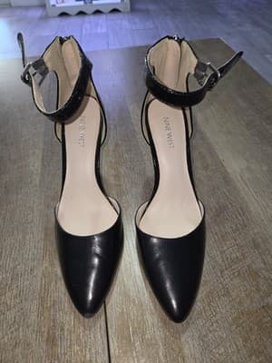 Nine West Women's Black High Heel Pumps, Size 9, Formal - Thumbnail 6