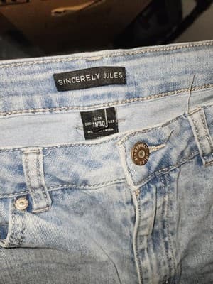 Sincerely Jules Light Wash Denim Jeans - Thumbnail 2
