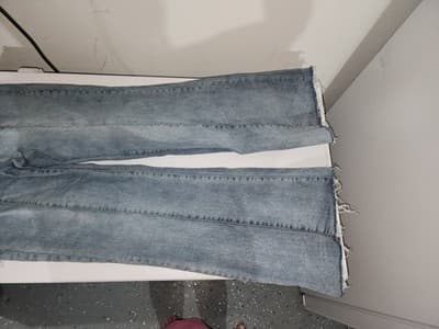 Vanilla Star Women's Light Wash Flared Jeans - Thumbnail 3