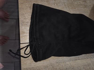 Black Suede Over-the-Knee Pointed Toe Boots with Tie Top - Thumbnail 4