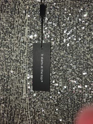 Cable & Gauge Women's Sequined Matching Top and Bottom Set Size Large NWT - Thumbnail 12