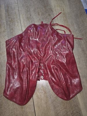 Mars UK Size 12 Top and Bottom Set Women's Red New with Tags Made In England - Thumbnail 4