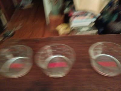 Hershey's Holiday Glass Dish Collection 3 candy bowls Retro 2004 - Thumbnail 4