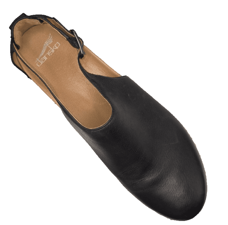 Dansko Sassy Black Leather Clogs Platform Slingback Heels Women Size US 11 EU 42 - Thumbnail 11