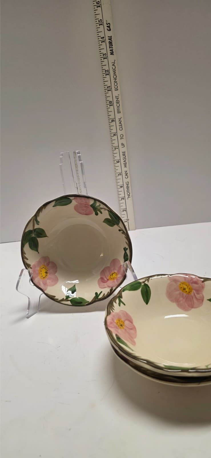 Vintage Franciscan Desert Rose Dessert Bowl Made in USA Flying "F" Backstamp. - Thumbnail 11