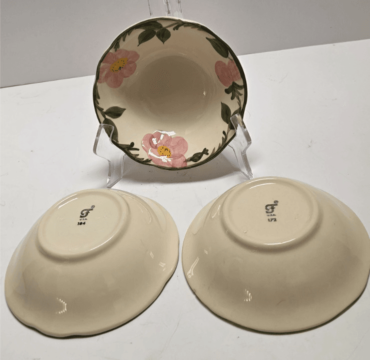 Vintage Franciscan Desert Rose Dessert Bowl Made in USA Flying "F" Backstamp. - Thumbnail 7