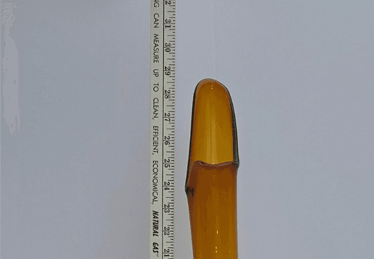 LE Smith Hand Swung Glass 28.5" Tall Floor Vase Simplicity/ Smoothie Fat Bottom - Thumbnail 7